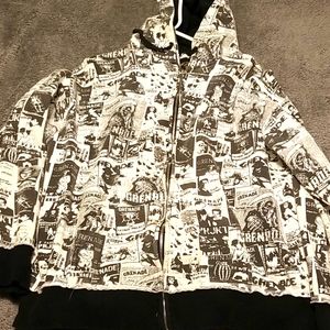 Burton/Grenade zip up hoodie
